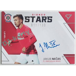 2022/23 Sportzoo Fortuna Liga 2. série #SL1-JN Jakub Nečas Signed Stars Level 1 xx/199