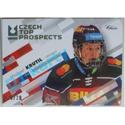 2020/21 OFS 2. série Michael Krutil #CTP-3 19/20 Czech Top Prospects Neon Rainbow