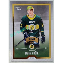 2022/23 Goal Cards Chance Liga Update #415 Matěj Prčík Expo Gold 1 of 3