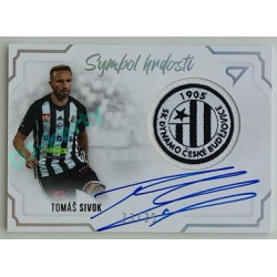 2023 Sportzoo Dekády fotbalové ligy #SH-TS Tomáš Sivok Symbol hrdosti Auto patch 23/35