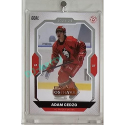 2023/24 Goal cards Chance Liga 2. série #323 Adam Cedzo Expo Ostrava 1of2