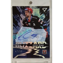 2023/24 Sportzoo ELH 1. série #BLS-JB Jérémie Blain Blizzard Auto xx/50