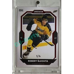 2023/24 Goal cards Chance Liga 2. série #368 Robert Šlechta Red 1/6