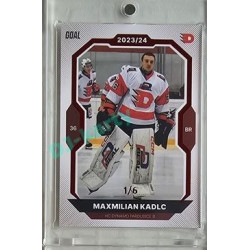 2023/24 Goal cards Chance Liga 2. série #372 Maxmilian Kadlc Red 1/6