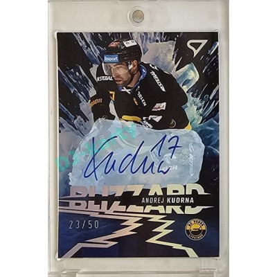 2023/24 Sportzoo ELH 1. série #BLS-AK Andrej Kudrna Blizzard Auto xx/50