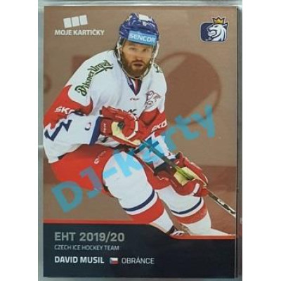 2020 MK reprezentace David Musil EHT #23 Red Promo