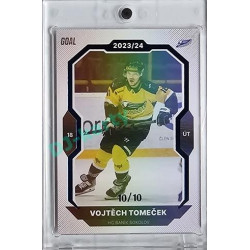 2023/24 Goal cards Chance Liga 1. série #163 Vojtěch Tomeček Blue 10/10