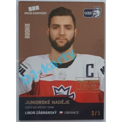 2020 MK reprezentace Libor Zábranský #79 3/5 Red Czech Expo