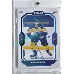 2023/24 Goal cards Chance Liga 1. série #164 Filip Koffer Blue 10/10