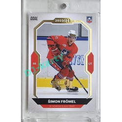 2023/24 Goal cards Chance Liga 2. série #238 Šimon Frömel Expo Gold 1of7