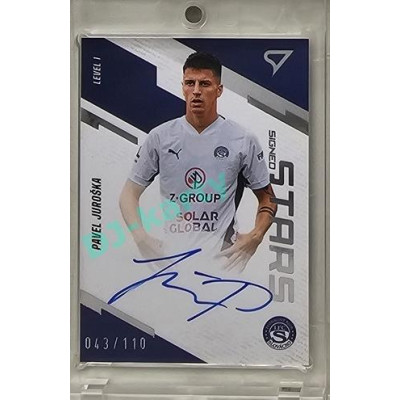 2023/24 Sportzoo Fortuna Liga 2. série #SL1-PJ Pavel Juroška Signed Stars Level 1 xxx/110