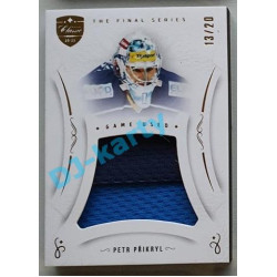 2021/22 OFS The Final Series Petr Přikryl #JER-PR 13/20 Game Used Jersey Gold