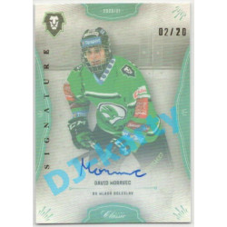2021/22 OFS The Final Series David Moravec #354 02/20 Bonus Signature Rainbow
