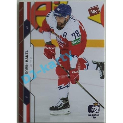 2021 MK reprezentace Robin Hanzl MS 2021 #75 25/25 Red