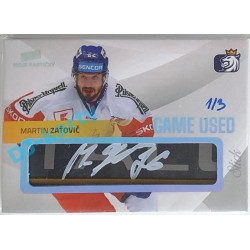 2021 MK reprezentace Martin Zaťovič #15 1/3 Game used memorabilia AUTO