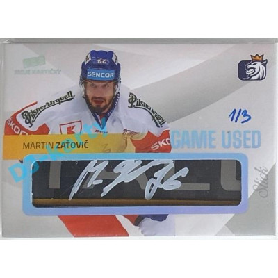 2021 MK reprezentace Martin Zaťovič #15 1/3 Game used memorabilia AUTO