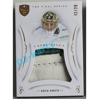 2021/22 OFS The Final Series David Honzík #MEM-DH 13/20 Game Used Gold