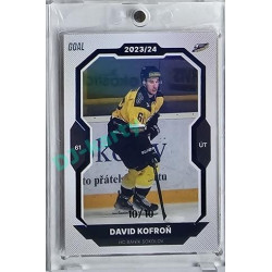 2023/24 Goal cards Chance Liga 1. série #167 David Kofroň Blue 10/10