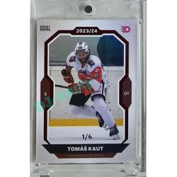 2023/24 Goal cards Chance Liga 2. série #380 Tomáš Kaut Red 1/6