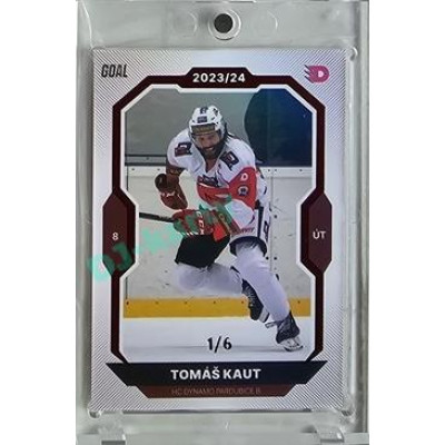 2023/24 Goal cards Chance Liga 2. série #380 Tomáš Kaut Red 1/6