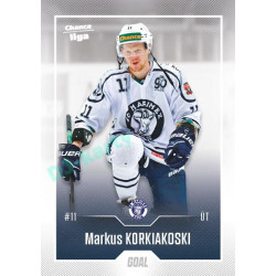 2022/23 Goal Cards Chance Liga 2. série #320 Markus Korkiakoski