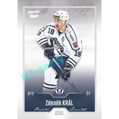 2022/23 Goal Cards Chance Liga 2. série #323 Zdeněk Král Silver 1 of 60