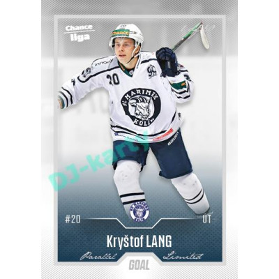 2022/23 Goal Cards Chance Liga 2. série #324 Kryštof Lang Silver 1 of 60