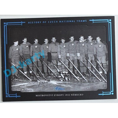 2021/22 OFS The Final Series Mistrovství Evropy 1932 Německo #HCNT-09 3/9 History of Czech National Teams