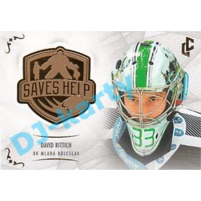 2021 Legendary Cards Saves Help #SH-032 David Rittich