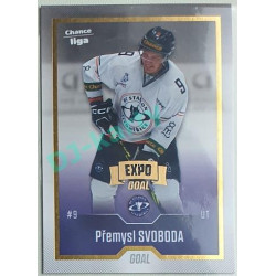 2022/23 Goal Cards Chance Liga 1. série #065 Přemysl Svoboda Expo Pardubice Gold 1 of 3