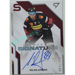 2022/23 Sportzoo ELH 1. série #AS1-MJ Milan Jurčina Signature level 1 xxx/150