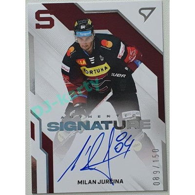 2022/23 Sportzoo ELH 1. série #AS1-MJ Milan Jurčina Signature level 1 xxx/150