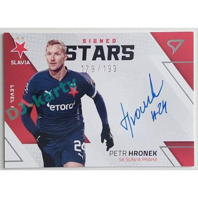 2022/23 Sportzoo Fortuna Liga 2. série #SL1-PH Petr Hronek Signed Stars Level 1 xx/199