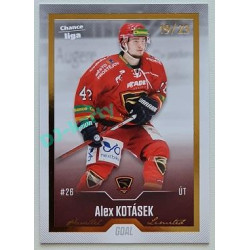 2022/23 Goal Cards Chance Liga Update #432 Alex Kotásek Gold xx/23