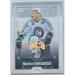 2022/23 Goal Cards Chance Liga 2. série #320 Markus Korkiakoski Expo Silver 1 of 3