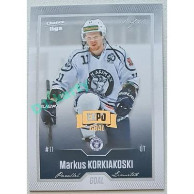 2022/23 Goal Cards Chance Liga 2. série #320 Markus Korkiakoski Expo Silver 1 of 3