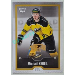 2022/23 Goal Cards Chance Liga Update #421 Michael Krutil Expo Gold 1 of 3