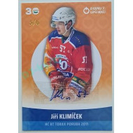 2022/23 Goal cards Chance Liga O kapku lepší hokej #KN-20 Jiří Klimíček Autograph 5/6