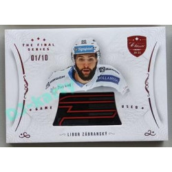 2021/22 OFS The Final Series Libor Zábranský #STI-ZAL 01/10 Game Used Red