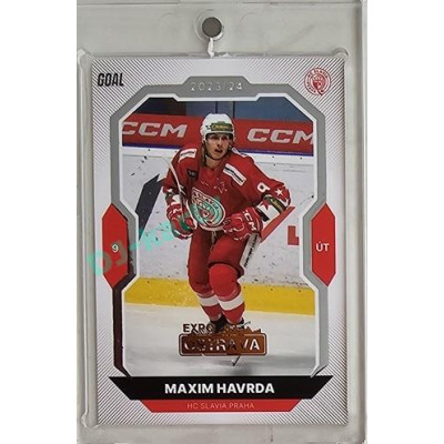 2023/24 Goal cards Chance Liga 2. série #334 Maxim Havrda Expo Ostrava 1of2