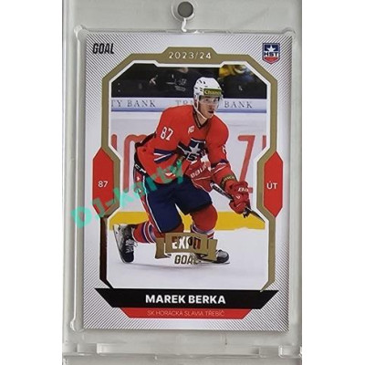2023/24 Goal cards Chance Liga 2. série #242 Marek Berka Expo Gold 1of7