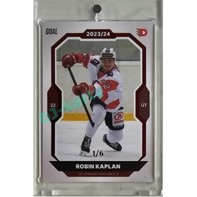 2023/24 Goal cards Chance Liga 2. série #381 Robin Kaplan Red 1/6