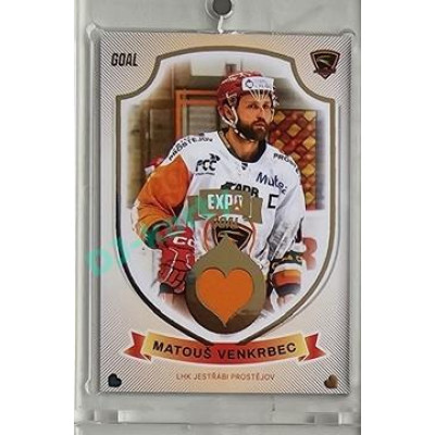 2023/24 Goal cards Chance Liga O kapku lepší hokej #07 Matouš Venkrbec Expo 1of6