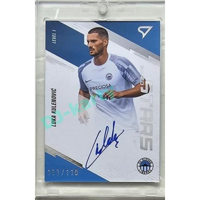 2023/24 Sportzoo Fortuna Liga 2. série #SL1-KU Luka Kulenović Signed Stars Level 1 xxx/110