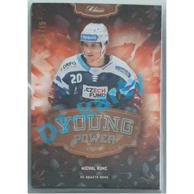 2020/21 OFS 1. série Michal Kunc #YP-8 06/15 Young Power Aquadropp