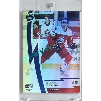 2023 MK reprezentace #107 Gabriel Szturc Rainbow 1of40