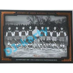 2020 OFS SSČH Olympijské hry 1936 Garmisch-Partenkirchen #HCNT-12 09/20 History of Czech National Teams Cooper