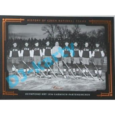 2020 OFS SSČH Olympijské hry 1936 Garmisch-Partenkirchen #HCNT-12 09/20 History of Czech National Teams Cooper