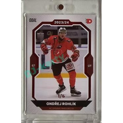 2023/24 Goal cards Chance Liga 2. série #384 Ondřej Rohlík Red 1/6