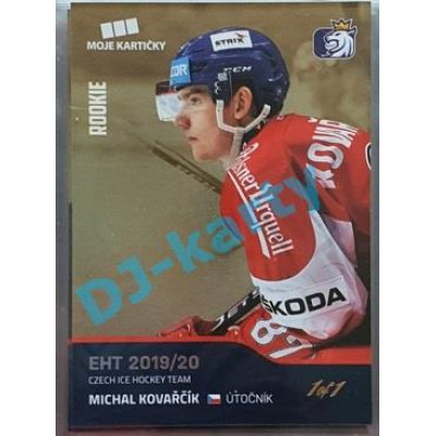 2020 MK reprezentace Michal Kovařčík RC EHT #17 1/1 Gold